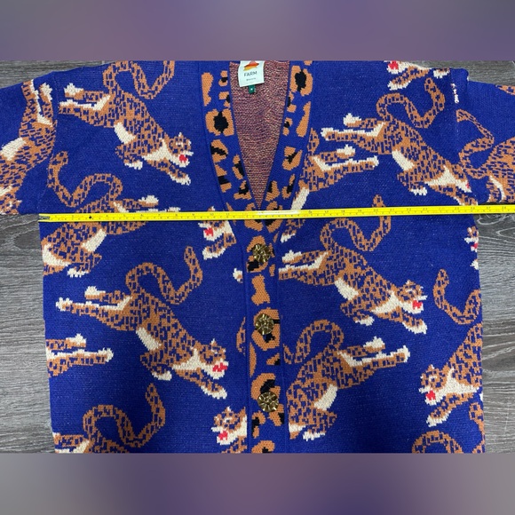 Farm Rio Leopards Jacquard Cardigan - Picture 3 of 9